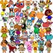 Animals MEGA Bundle - 50 Different Animals SVG Clipart - Cute Animals ...