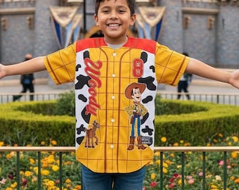 Personalized Toy Story Character Baseball Kid Adult Jersey