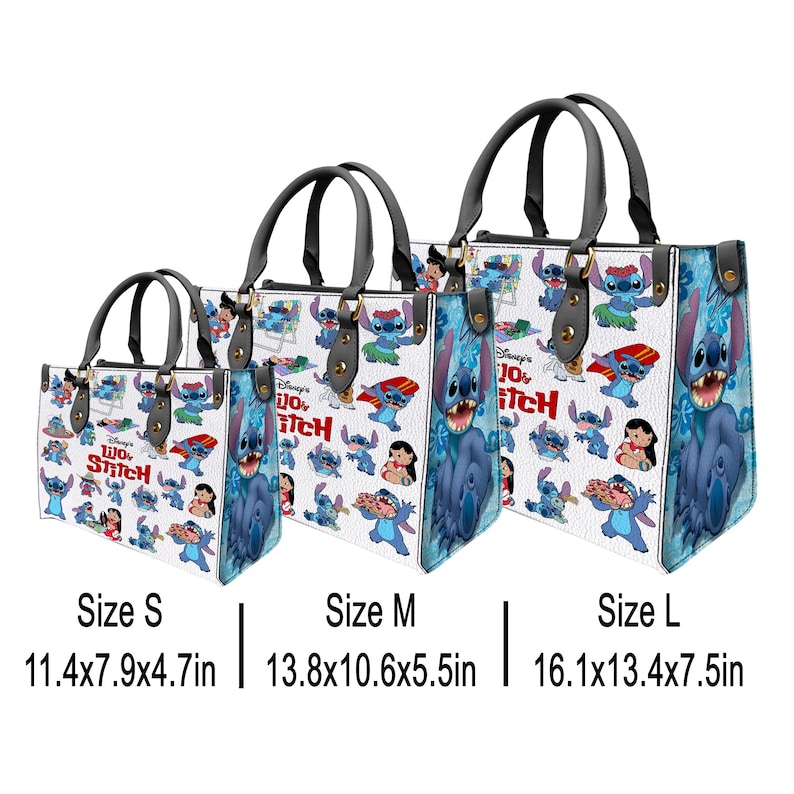 Nightmare Sally Leather Handbag Custom Name Gothic Halloween Tote Bag Spooky Gift for Women image 5