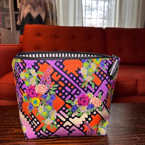 LARGE Mod Garden Project Bag: Knitting, Crochet, and Yarn Storage