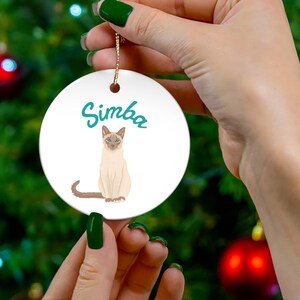 Personalized Pet Ornament Using Pet&#39;s Photo + Name - Custom Ornament Christmas Cat Ornament Personalized Cat Ornament Custom Dog