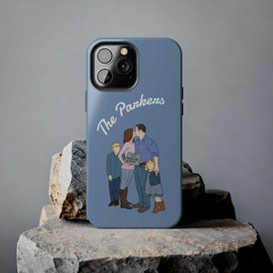 Custom Family Phone Case, iPhone 15 14 13 12 11, Samsung S24 S23, Personalized Gift for Mom Dad, Family Portrait Cover