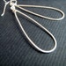 Sterling Silver French Hook Earring Ear Wire With Glue In Pearl - Foto 5
