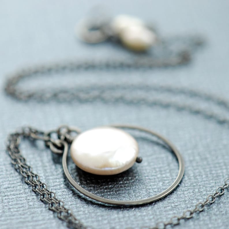 Seylor Coin Pearl Necklace