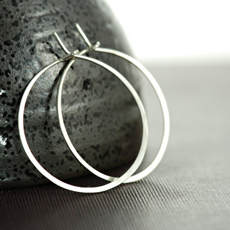 1 1 2 inch sterling silver hoop earrings