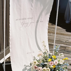 Custom Linen Signage