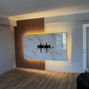 Wooden Slats, 3D Wooden Slats Panel, Wooden Wall Panels, Wooden Wall Panels, Walnut Panels, Wood Wall Art, Modern Wood - Any Design