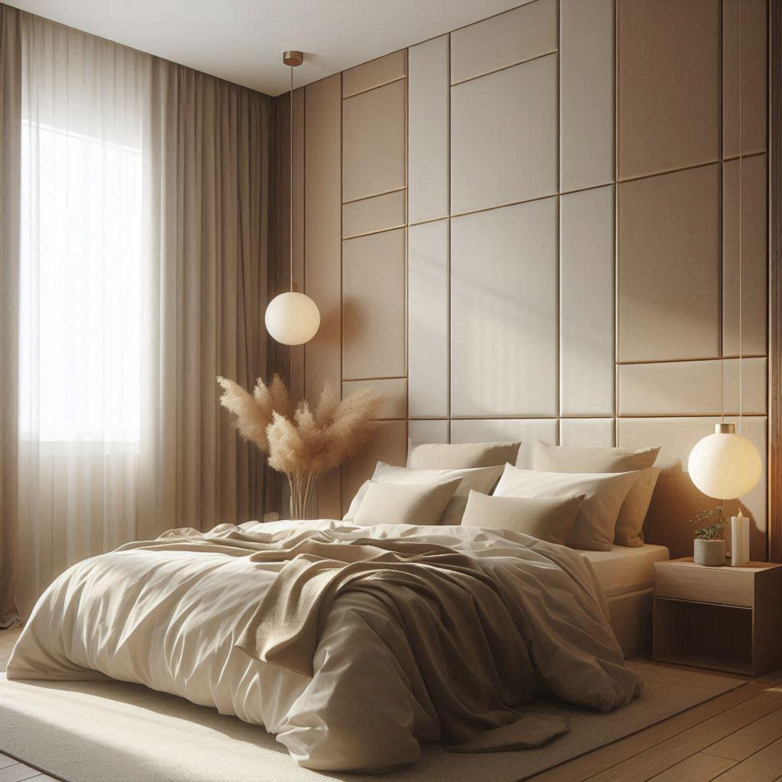 Custom Upholstered Wall Panels – Easy Wall-mount Installation, Any Size ...