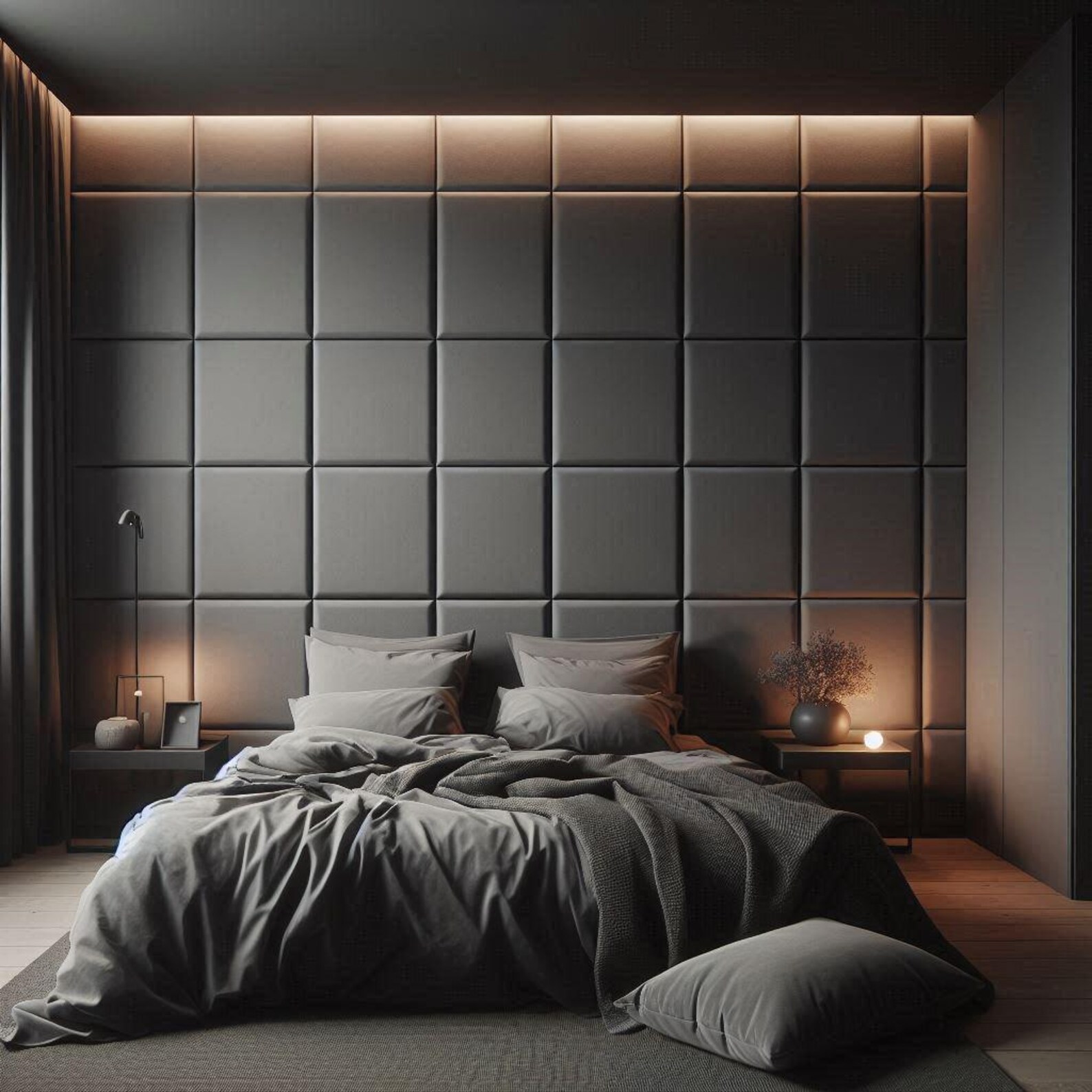 Custom Upholstered Wall Panels – Easy Wall-mount Installation, Any Size ...
