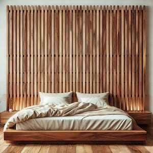Wooden Slats, 3D Wooden Slats Panel, Wooden Wall Panels, Wooden Wall Panels, Walnut Panels, Wood Wall Art, Modern Wood - Any Design