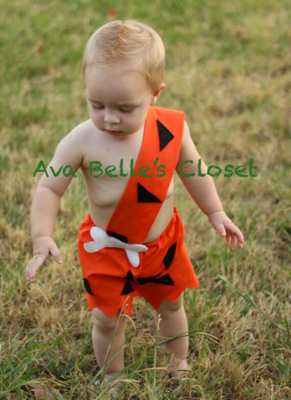bam bam infant costume