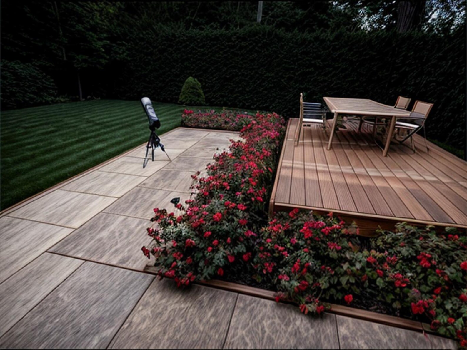 Landscape Garden Design - 30 SQM - Shrubs, Timber Edging, Pavers ...