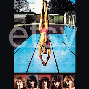 Def Leppard Band 23 x 32 &quot;HIGH N&#39; DRY&quot; Album RP Record Store Promo Poster Clean Clear Images