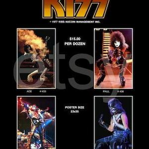 KISS Band 20 X 28 One Stop Posters KISS Super Pack Posters Custom Display Poster Print