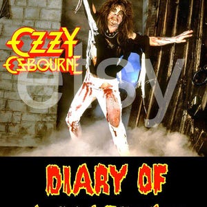 OZZY Osbourne "Diary Of A Madman" 16 x 24 Reproduction Store Promo Poster Print Clean Clear Image
