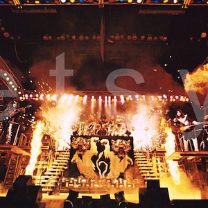 KISS Rock Band 24 x 36 Alive II Full Stage Poster Print Clean Clear Image Classic KISS Poster