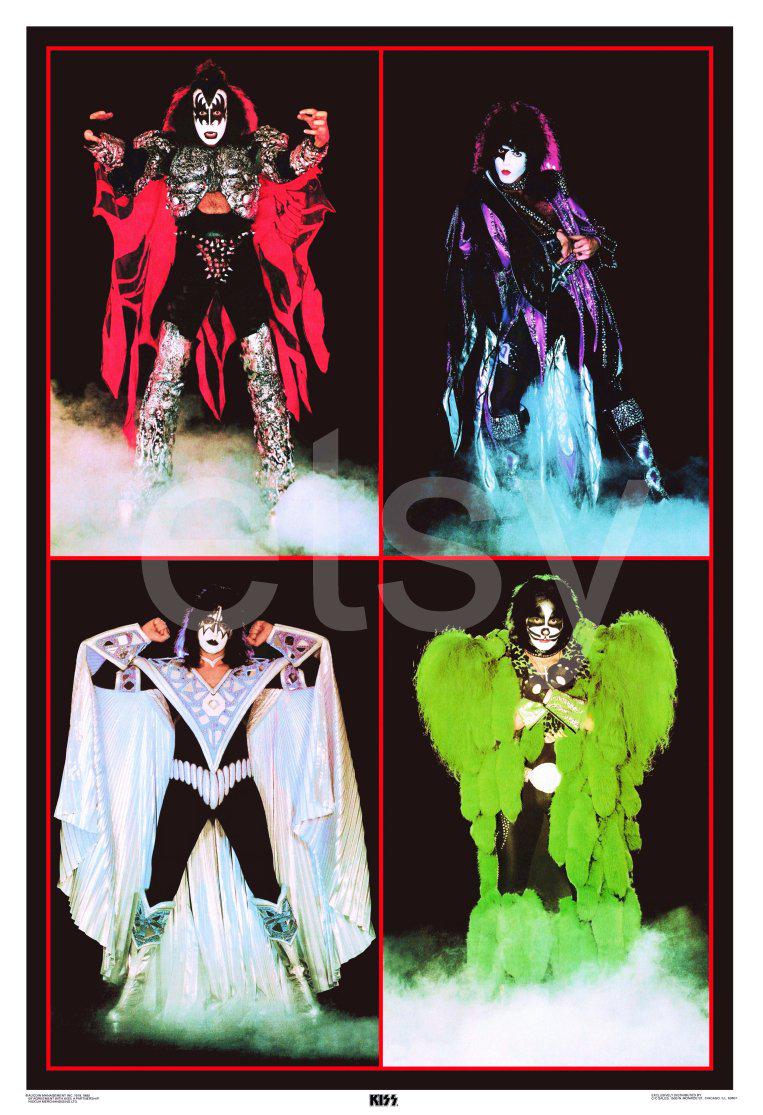 激レア!1979 DYNASTY KISS ALL4 ポスターセット♪ 激レア!1979 DYNASTY KISS ALL4 ポスターセット♪ Kiss