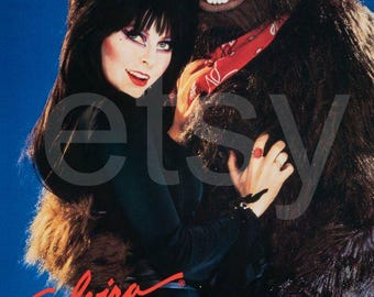 COORS LIGHT / ELVIRA 1986 18 x 36 Commercial Store Poster Reprint