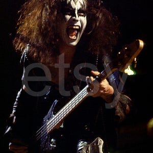 KISS Gene Simmons Alive! Era 24 x 36 Custom Poster - KISS ALIVE! Crystal Clear
