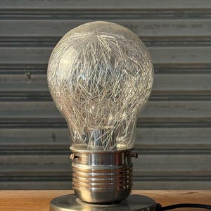 Industrial Style Table Lamp, Nightlamp, Home Office Desk Lamp, Steel Retro Vintage Lighting, Home Decor