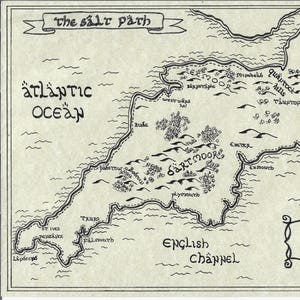 Lord of the Rings style A4 maps