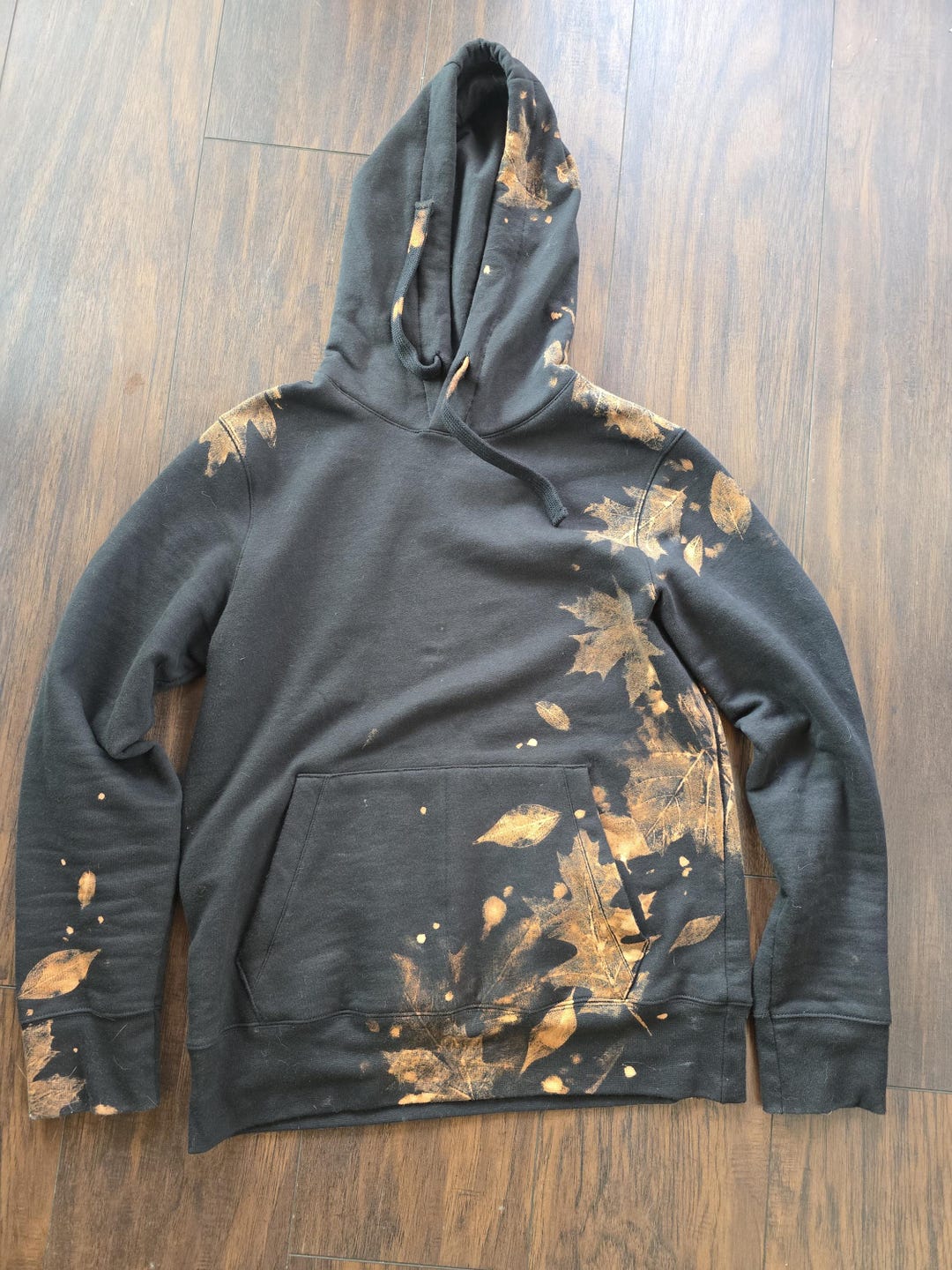 Bleach Art Pull-over Hoodie (loose Leaf) - Etsy