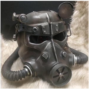 Fallout Cosplay t45d helmet - New Vegas armour - inspired - LARP - ABS plastic t60 - LARP Helmet - High Detail Power Armor - made to order
