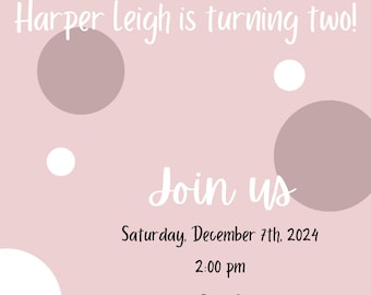 2nd Birthday Invitation