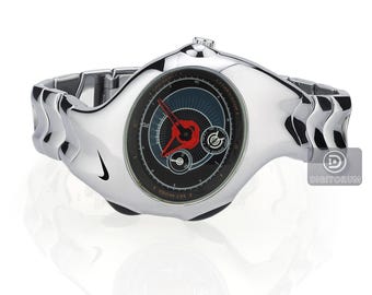 Nike Triax Armored Chrono Stainless Steel Watch Inspired by Nike Triax  Armored Red Dial Shiny Polished Y2K Quartz Timepiece
