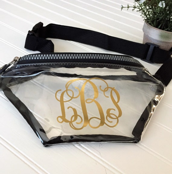 custom clear fanny packs