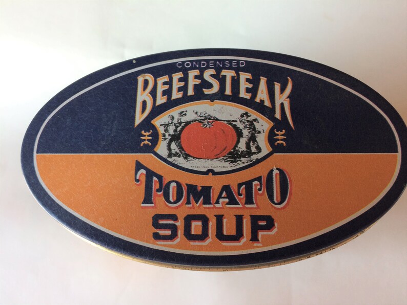 Campbells Soup tin Condensed Beefsteak tomato soup ...
