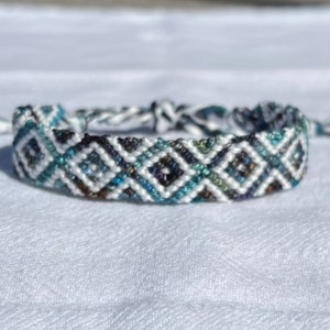 Blue and Teal Friendship Bracelet