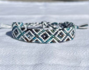 Blue and Teal Friendship Bracelet