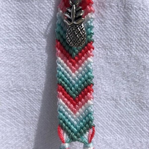 Pineapple Chevron Keychain image 3