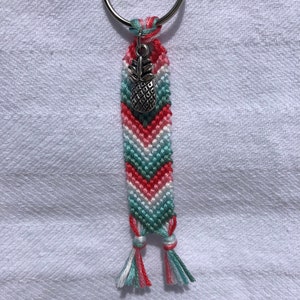 Pineapple Chevron Keychain image 4