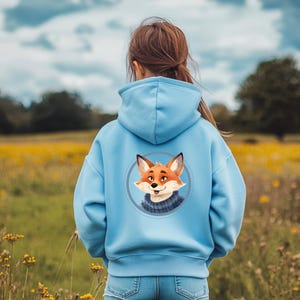 Fox Hoodie / Fox Kids Hoodie with Cool Design