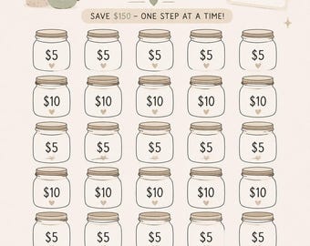 11 bundle Savings Challenge Tracker (Digital Download)