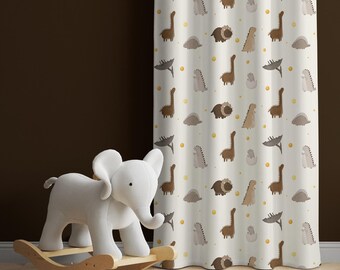 Baby Dinosaurs Baby Boy Room, Kids Curtain, Nursery Curtains, Children Curtains, Window Curtains, Dinosaur Baby Boy Room Curtains