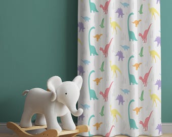 Dinosaurs Baby Room Curtains Kids Curtain Nursery Curtains Children Curtains Window Curtains Baby Dinosaurs Baby Boy Room Curtains