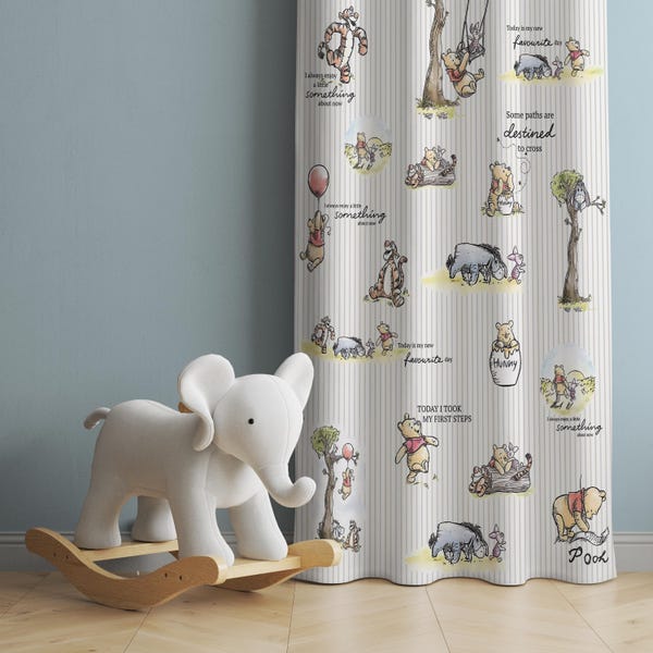 Winnie the Pooh Bär Kinderzimmer Vorhänge, Winnie the Pooh Kinderzimmer Dekor, Kinder Schlafzimmer Vorhänge, Fenster Vorhänge, Kinderzimmer, Geschenk für Baby