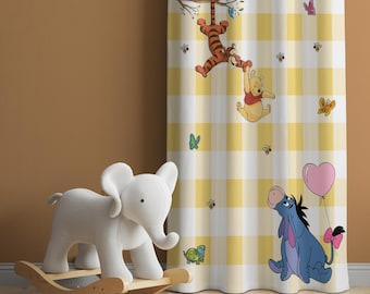 Sears Perma-prest 子供部屋カーテン 動物 ヴィンテージ アフリカの動物が大集合！子供部屋におすすめな手書きタッチのアニマル