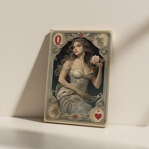 Impression sur toile Art Nouveau de la déesse Aphrodite – Art vintage romantique, déesse de l'amour de la mythologie grecque, esthétique féminine, carte