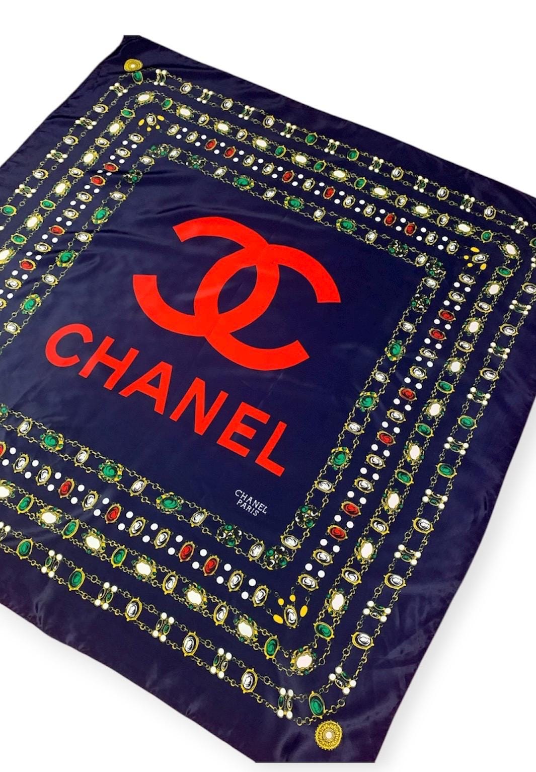 Chanel Paris Scarf - Etsy Singapore