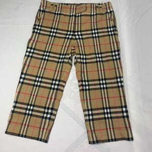 Burberry London Nova Check Strechtable Skinny Short 3q Pants / Streetwear