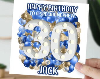 thumbnail image 2 of Handmade Personalised Birthday Card – Rocker Theme With Guitars, For Son, Grandson, Husband, Dad 2 of 4