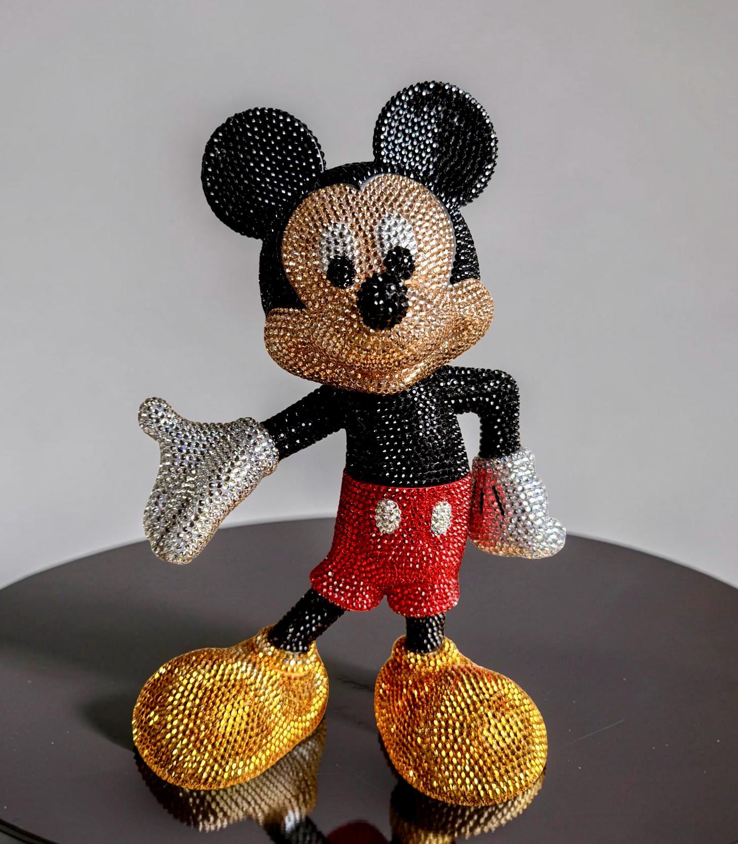 Gold mickey mouse statue - Etsy 日本