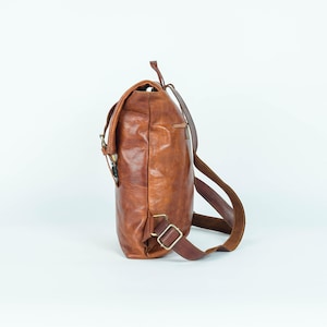 Faltbarer Leder-Reiserucksack mit doppeltem Verwendungszweck für Outdoor-Sport, spritzwasserfester, leichter Wanderrucksack, Reisetasche