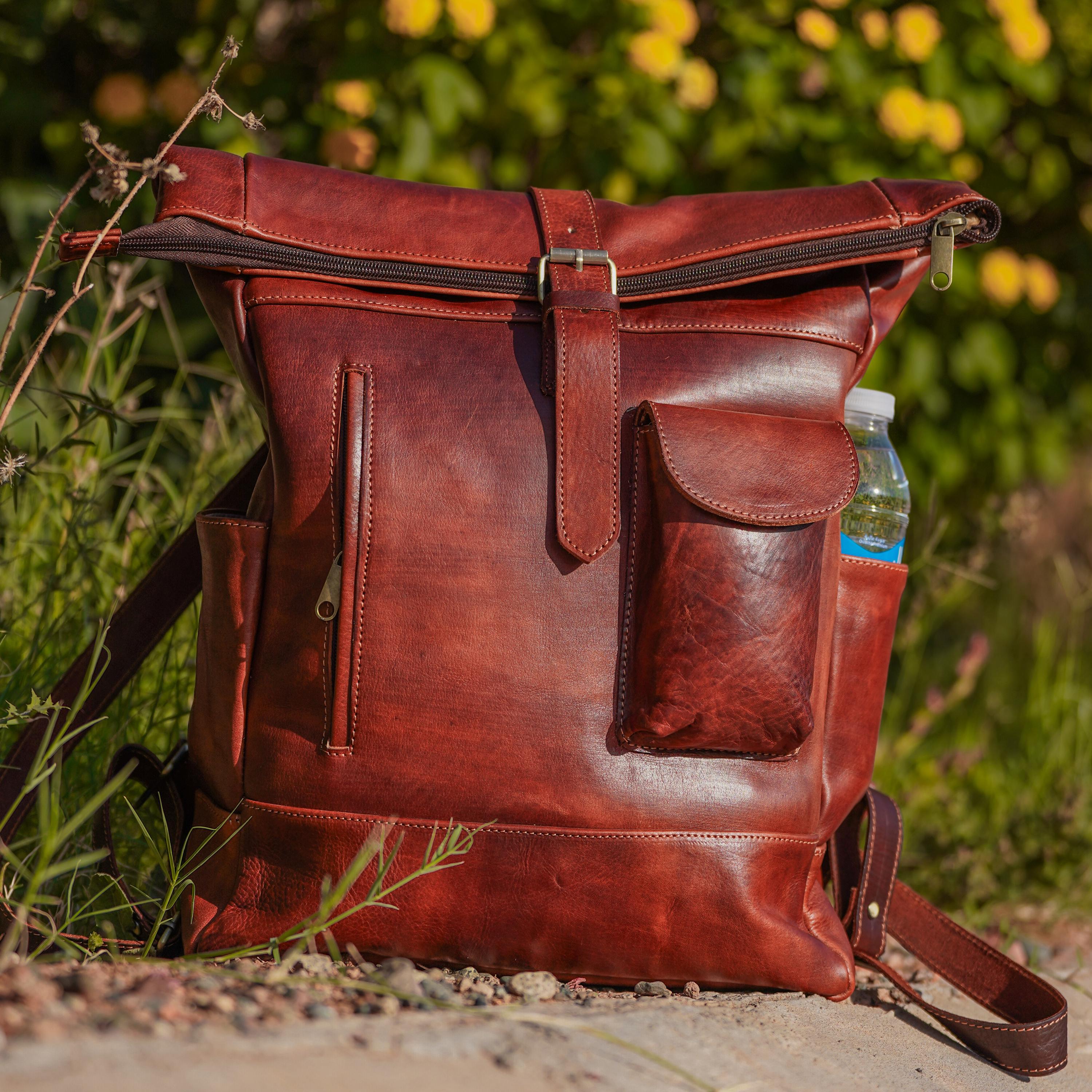 Leather Backpack - Stylish and Durable for Everyday Use