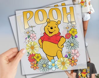 Winnie The Pooh DTF, Ready to Press DTF Transfer, Winnie The Pooh Character DTF Transfer, T-shirt Transfers, Disney Ready To Press