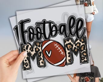 Football Mom Heat Transfer - Direct to Film, Easy Application